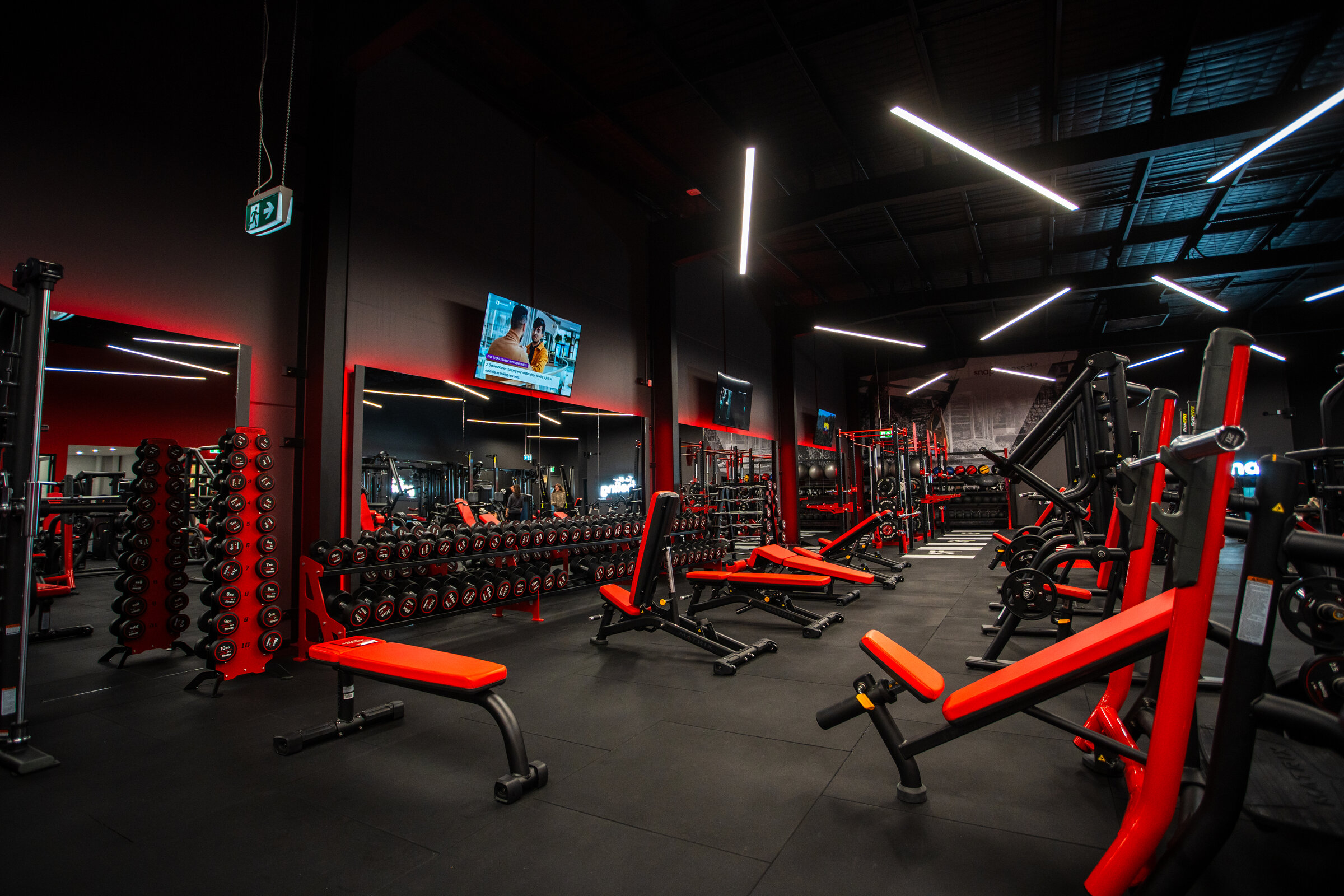 Snap Fitness Tuggerah dumbbell rack